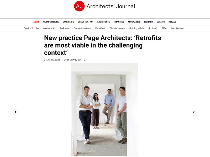 Architects' Journal New Practice Article